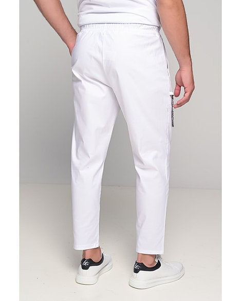 Pants With Chain BL70 - White
